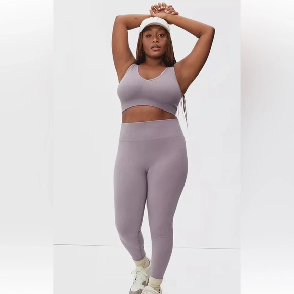 Everlane Pants - Everlane The Seamless Legging Color Dusty Lavender Cotton